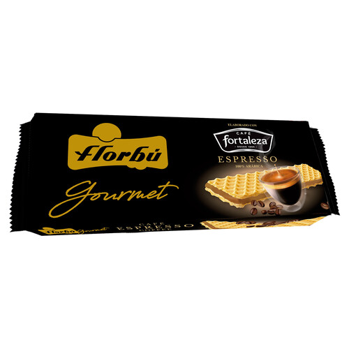Alcampo FLORBÚ Galletas barquillo wafer con café 185 g