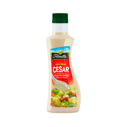 Alcampo FLORETTE Salsa César ideal para ensaladas 250 ml