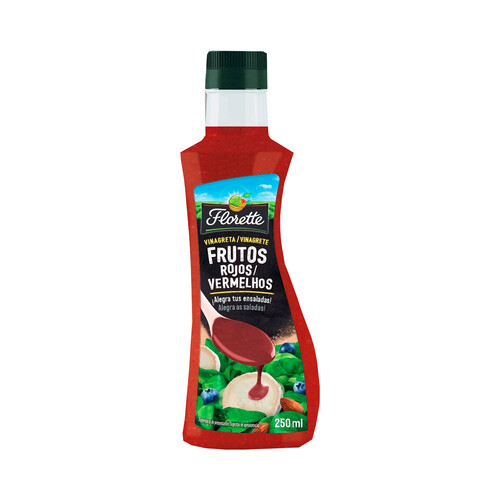 Alcampo FLORETTE Salsa de frutos rojos para ensaladas 250g