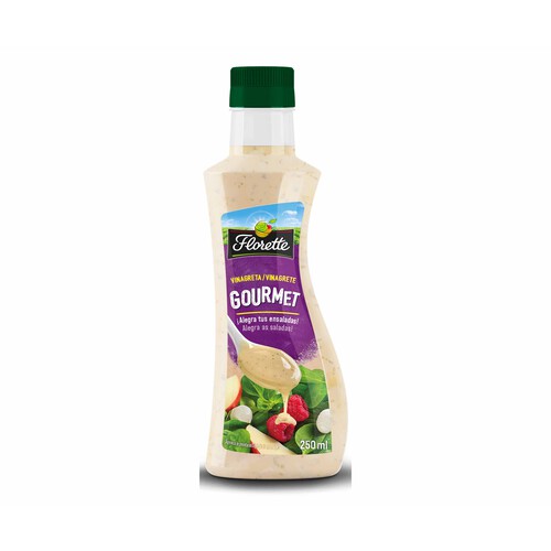 Alcampo FLORETTE Salsa Vinagreta Tarro De 250 Gramos
