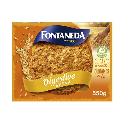 Alcampo FONTANEDA Digestive Galletas con avena 550 g