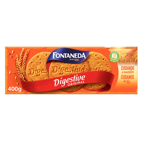 Alcampo FONTANEDA Digestive Galletas con trigo 400 g