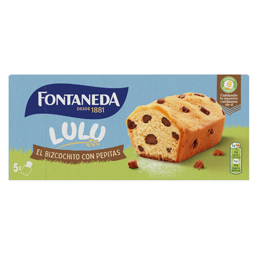 Alcampo FONTANEDA Lulu Bizcochitos con pepitas de chocolate 150 g