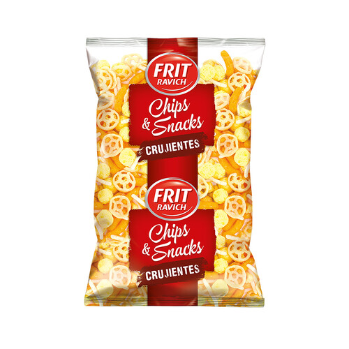 Alcampo FRIT RAVICH Cocktail sanck & chips crujiente y apetitosos FRIT RAVICH 325 g