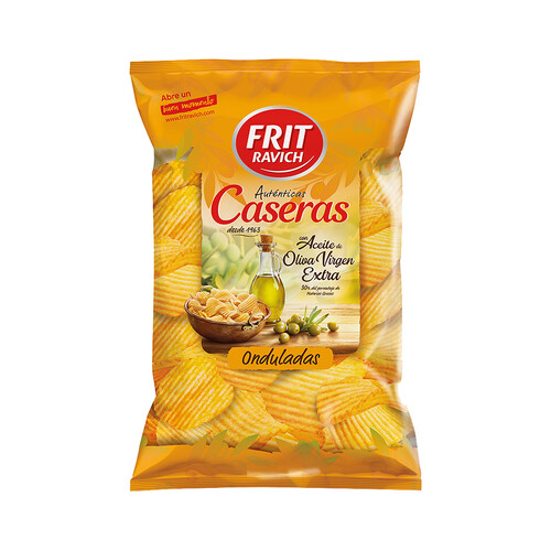 Alcampo FRIT RAVICH Patatas fritas onduladas caseras FRIT RAVICH bolsa de 160 g