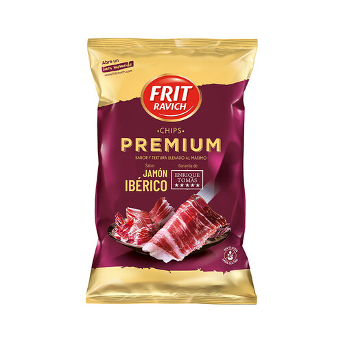 Alcampo FRIT RAVICH Patatas fritas sabor jamón Ibérico FRIT RAVICH PREMIUM 150 g