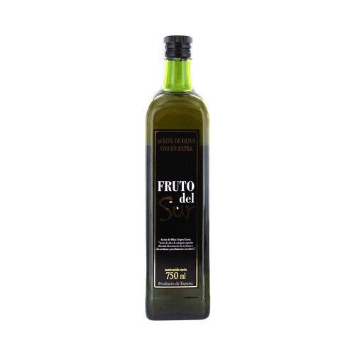 Alcampo FRUTO DEL SUR Aceite de oliva virgen extra botella de cristal de 750 milils