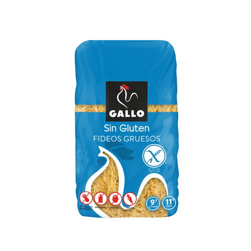 Alcampo GALLO Pasta fideos gruesos sin gluten 450 g