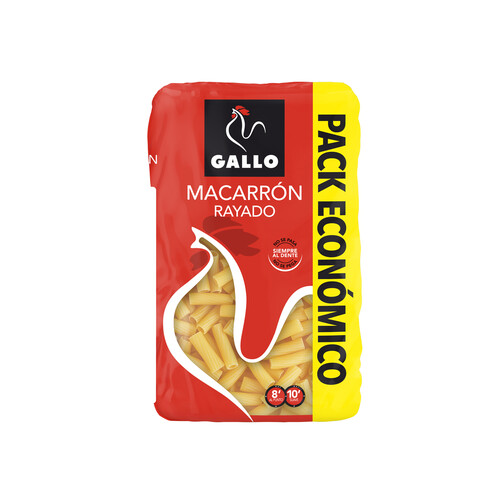 Alcampo GALLO Pasta macarrón rayado GALLO paquete de 900 g