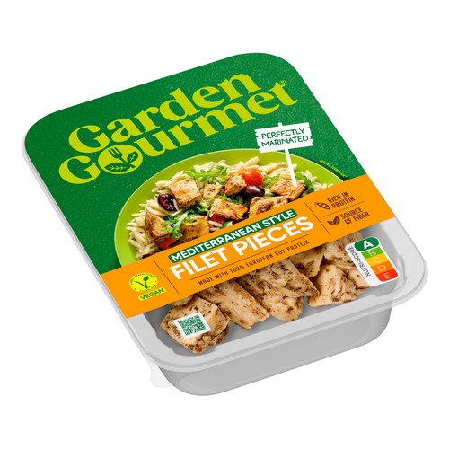 Alcampo GARDEN GOURMET Sensational pieces Especialidad de vegana a base de soja marinada al estilo mediterraneo 160 g