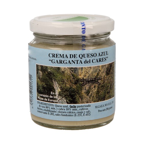 Alcampo GARGANTA DELL CARES Crema de queso para untar azul GARGANTA DELL CARES 200 g