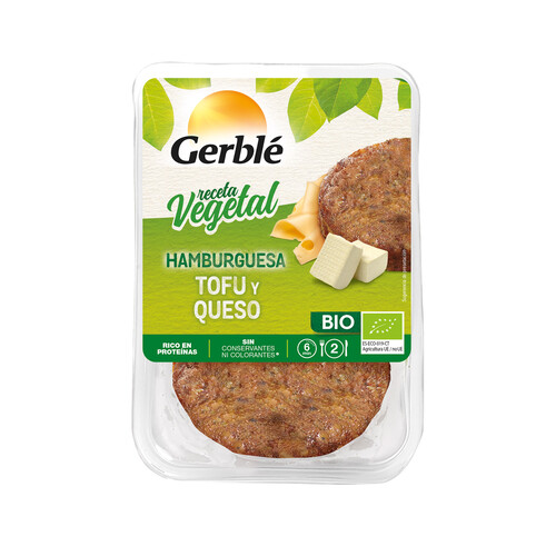 Alcampo GERBLÉ Hamburguesas queso y tofu GERBLÉ 200 g