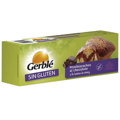 Alcampo GERBLÉ Mini bizcochos de chocolate sin gluten GERBLE 200 g