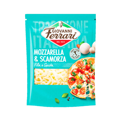 Alcampo GIOVANNI FERRARI Queso rallado mozzarella & scamorza 135 g