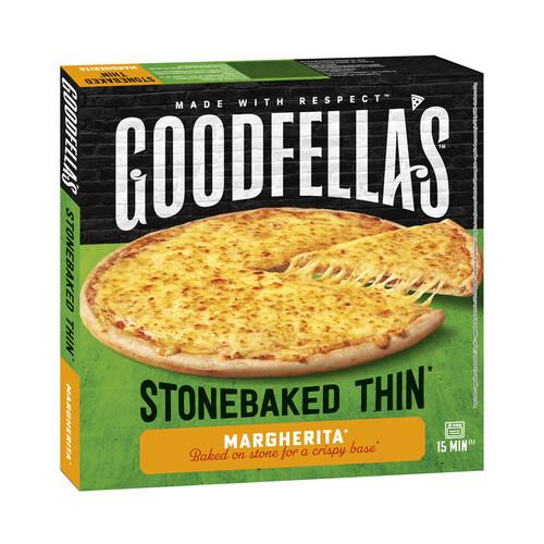 Alcampo GOODFELLA´S Pizza congelada margarita con base fina y crujiente cocida en piedra 345 g