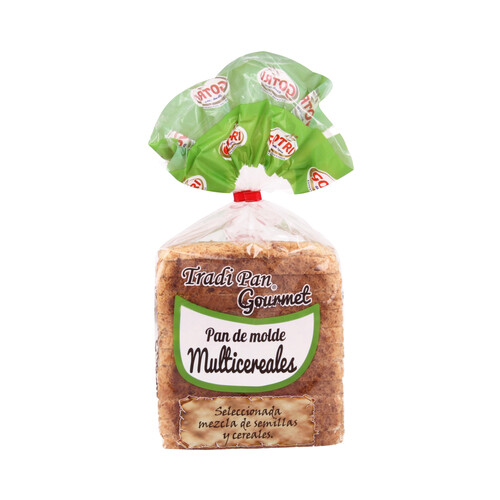 Alcampo GOTRI Tradi Pan Gourmet Pan de molde con semillas y cereales 450 g