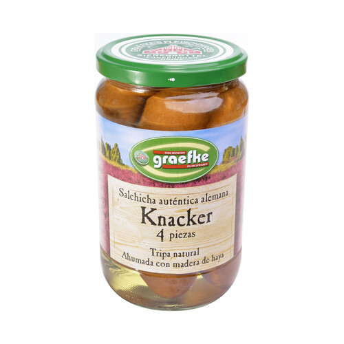 Alcampo GRAEFKE Salchichas Alemanas Knacker GRAEFKE 360 g