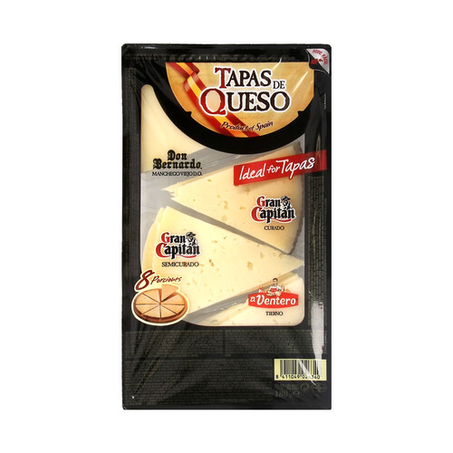 Alcampo GRAN CAPITÁN Tabla cuñas queso GRAN CAPITÁN 180 g