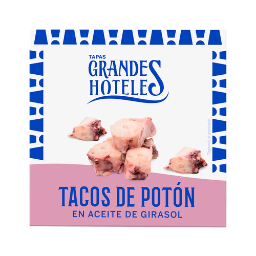 Alcampo GRANDES HOTELES Tacos de potón en aceite de girasol 72 g