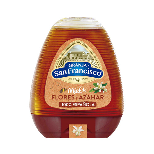 Alcampo GRANJA SAN FRANCISCO Miel de azahar y flores 350 g
