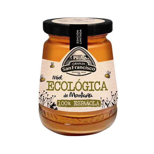 Alcampo GRANJA SAN FRANCISCO Miel de montaña ecológica GRANJA SAN FRANCISCO 250 g