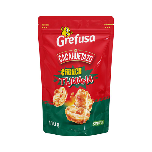Alcampo GREFUSA El cacahuetazo cruch tijuanas Cacahuetes crujientes 110 g
