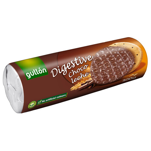 Alcampo GULLÓN Digestive Galleta de trigo recubierta con chocolate 300 g