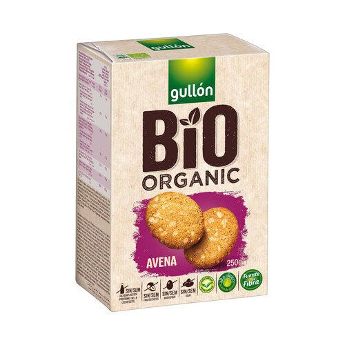 Alcampo GULLÓN Galletas avena ecológicas GULLÓN BIO ORGANIC 250 g