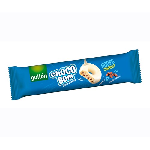 Alcampo GULLÓN Galletas chocobom chocolate blanco 128 gr
