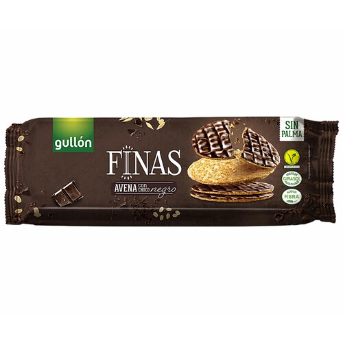 Alcampo GULLÓN Galletas finas avena con chocolate negro 150 g