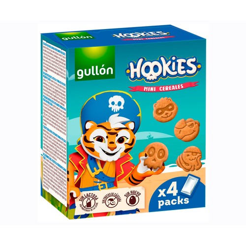 Alcampo GULLÓN Galletas hookies mini cereales 160 gr