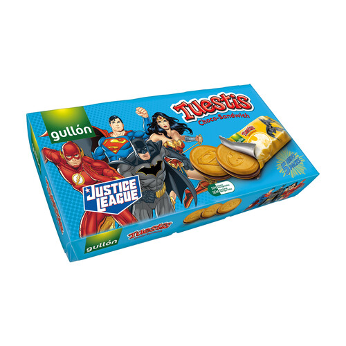 Alcampo GULLÓN Tuestis Galletas sandwich rellena de crema de chocolate 220 g
