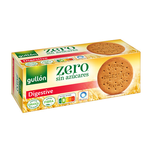 Alcampo GULLÓN Zero Galleta de trigo sin azúcares 400 g