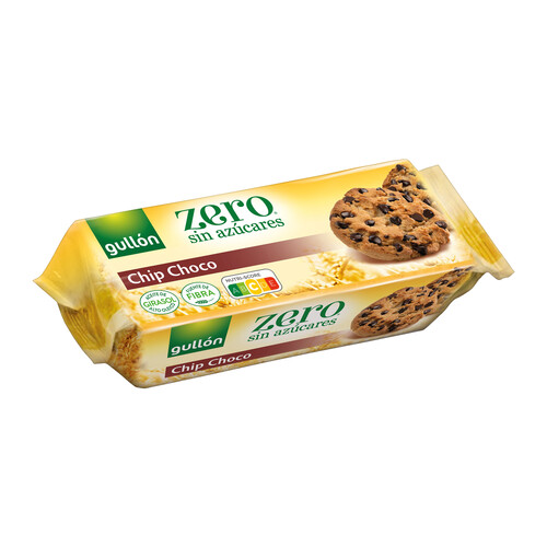 Alcampo GULLÓN Zero Galletas con gotas de chocolate 125 g