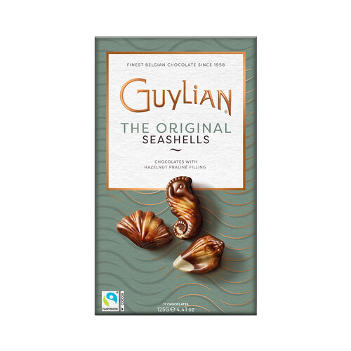 Alcampo GUYLIAN Bombones de chocolate con forma a figuritas del mar GUYLIAN 125 g