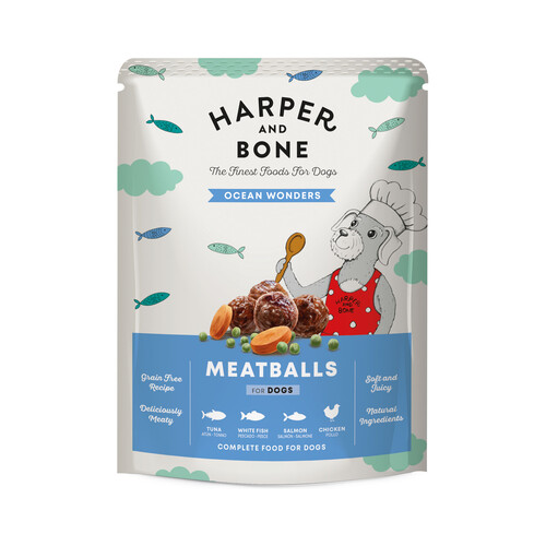 Alcampo HARPER&BONE Alimentación para perro bolsa de recetas 300 g