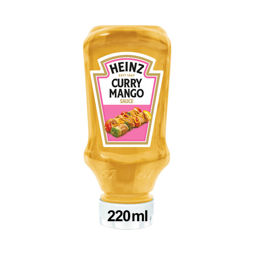 Alcampo HEINZ Salsa de curry con mango bote de 220 ml