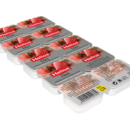 Alcampo HELIOS Mermelada Diet fresa en 10 tarrinas HELIOS 250 g