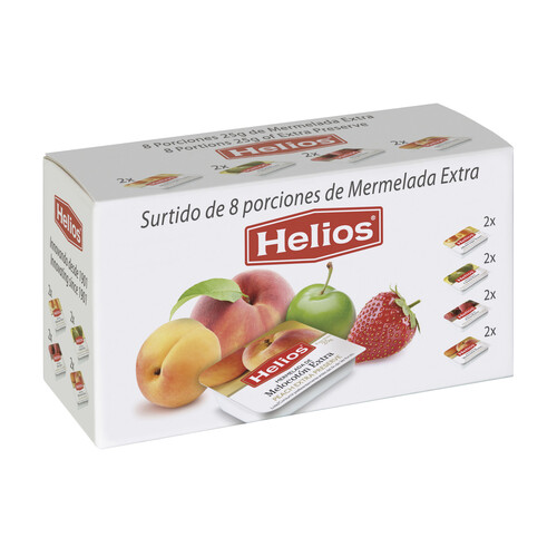 Alcampo HELIOS Surtido de mermeladas extra HELIOS 200 g