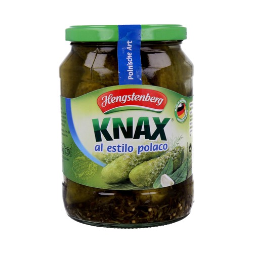 Alcampo HENGSTENBERG Pepinillos grandes al estilo polaco HENGSTENBERG frasco de 360 g