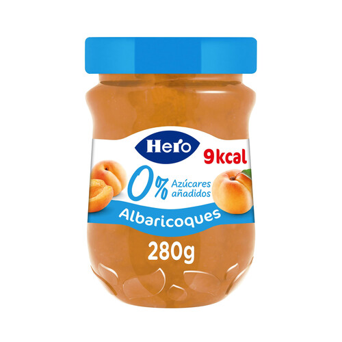 Alcampo HERO 0% Confitura de albaricoque sin azúcares añadidos 280 g