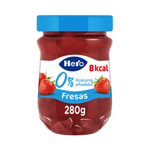 Alcampo HERO 0% Confitura de fresa sin azúcares añadidos 280 g