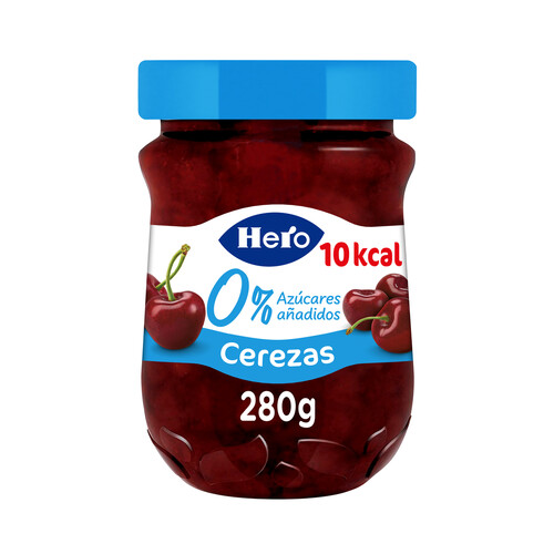 Alcampo HERO 0% Mermelada de cereza light sin azúcares añadidos 280 g