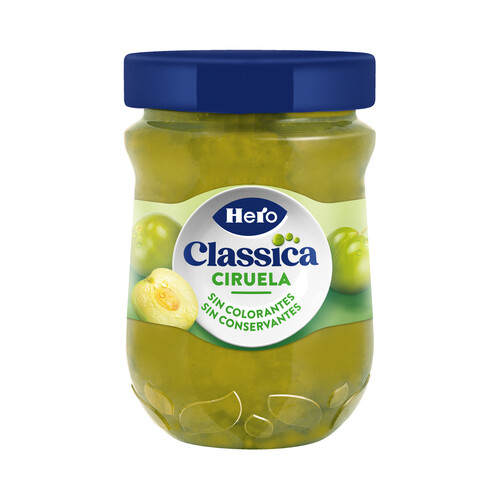 Alcampo HERO Classica Mermelada de ciruela sin conservantes ni colorantes 330 g