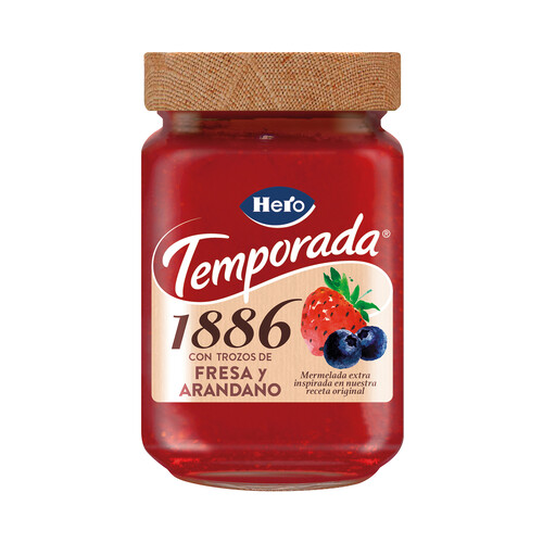 Alcampo HERO Mermelada de fresa y arándanos HERO 290 g