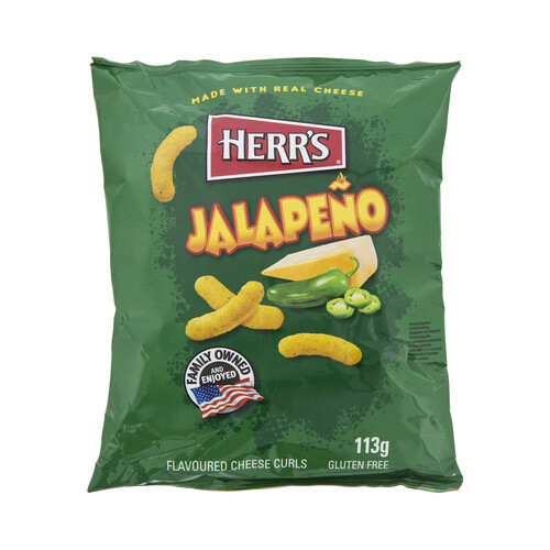 Alcampo HERR'S Curl Gusanitos de jalapeño cheese 115 g
