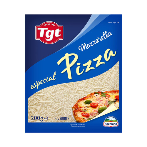 Alcampo HOCHLANDTgt rallado mozzarella sin gluten 200 g