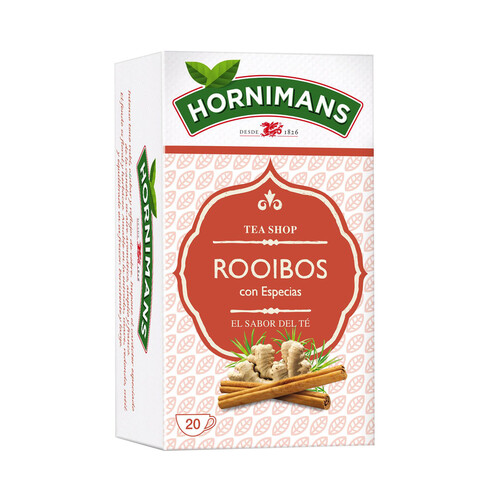 Alcampo HORNIMANS Infusión de rooibos con especias 20 uds