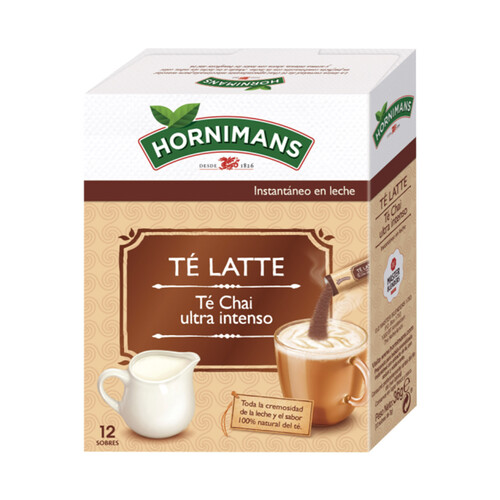 Alcampo HORNIMANS Té de tipo chai con leche en sobres 14 uds