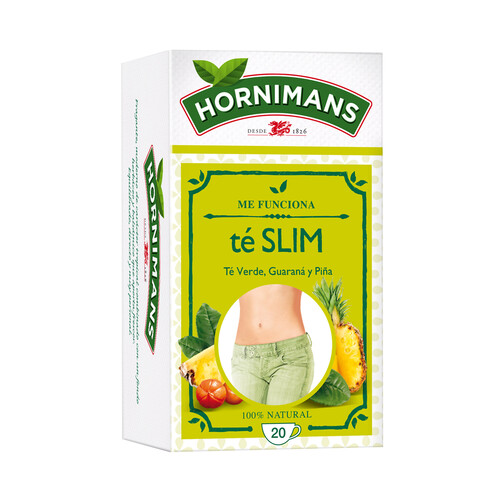 Alcampo HORNIMANS Té silueta (té verde con frutas aromatizadas) 20 uds.30 g